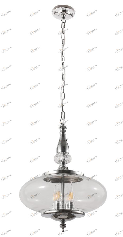 Подвесной светильник Crystal Lux Miel SP4 Chrome CRYSTAL LUX ДИЗАЙНЕРСКИЕ, MIEL 102839 Хром 