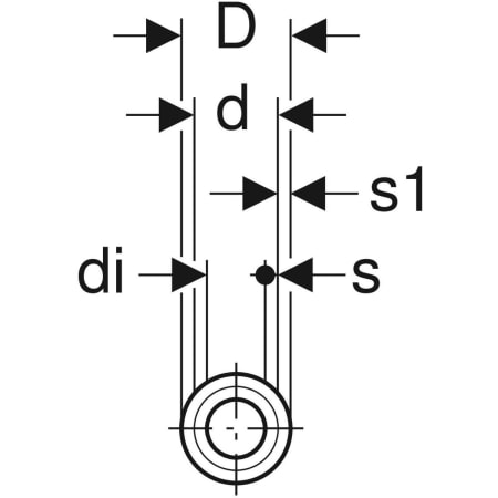 39114 Труба системы Geberit Mapress из нержавеющей стали CrNiMo, с полимерным покрытием (газ) Geberit  - Вид №3
