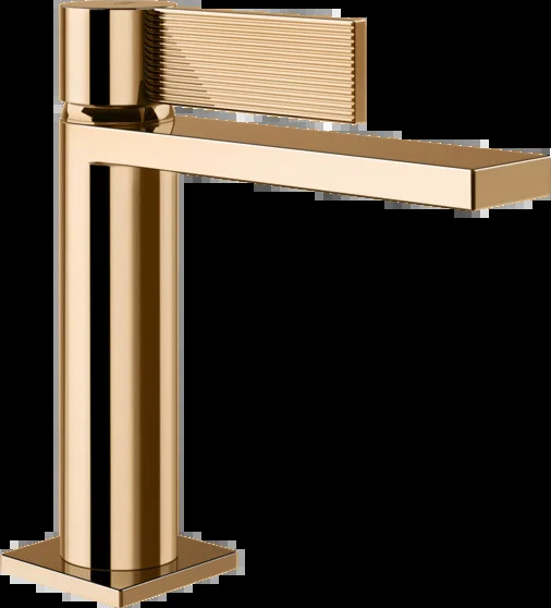 Смеситель для умывальника 73551 735 Gessi Inverso ТЕПЛАЯ БРОНЗА PVD