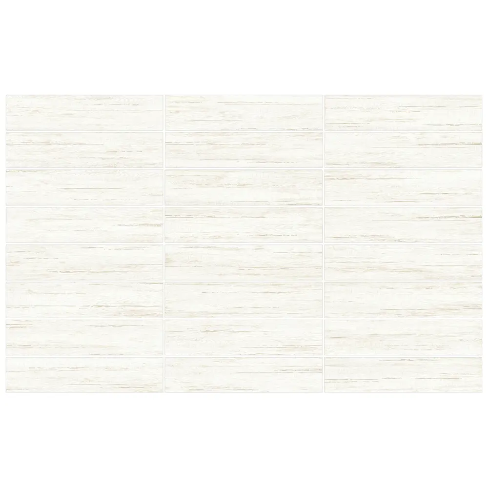 Глазурованный керамогранит Alma Ceramica Timber 07 15.1x60.2 см 1.82 м² матовый цвет белый STLM-2153822 - Вид №2