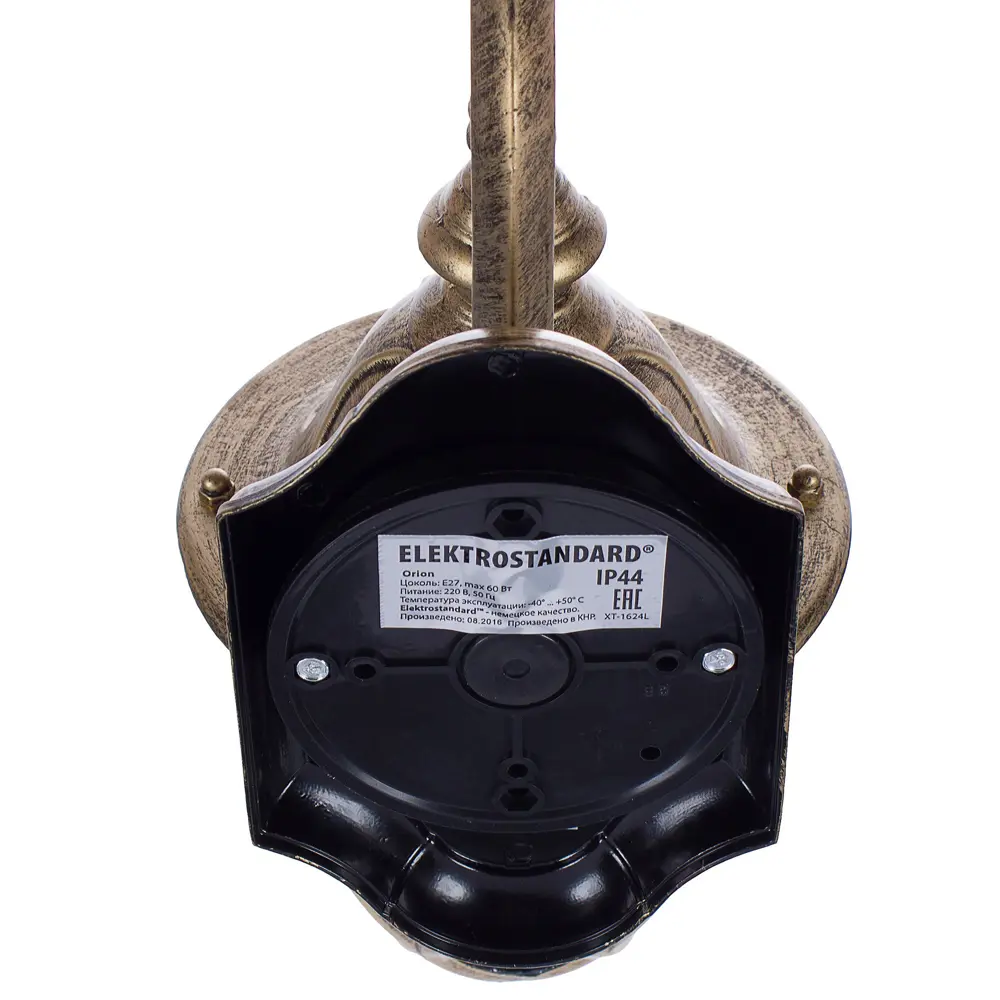 Настенный светильник уличный Elektrostandard "Oroin" 1xE27х60 Вт, цвет чернёное золото, IP44 13986534 STLM-2127258  - Вид №1