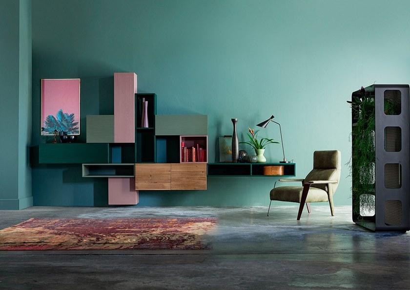 Devina Nais Модульная модульная стенка для хранения из массива дерева Zero.16 sun-id-1498033 - Вид №1