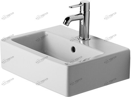 0704450000 Подвесная раковина настенная овальная Duravit Vero