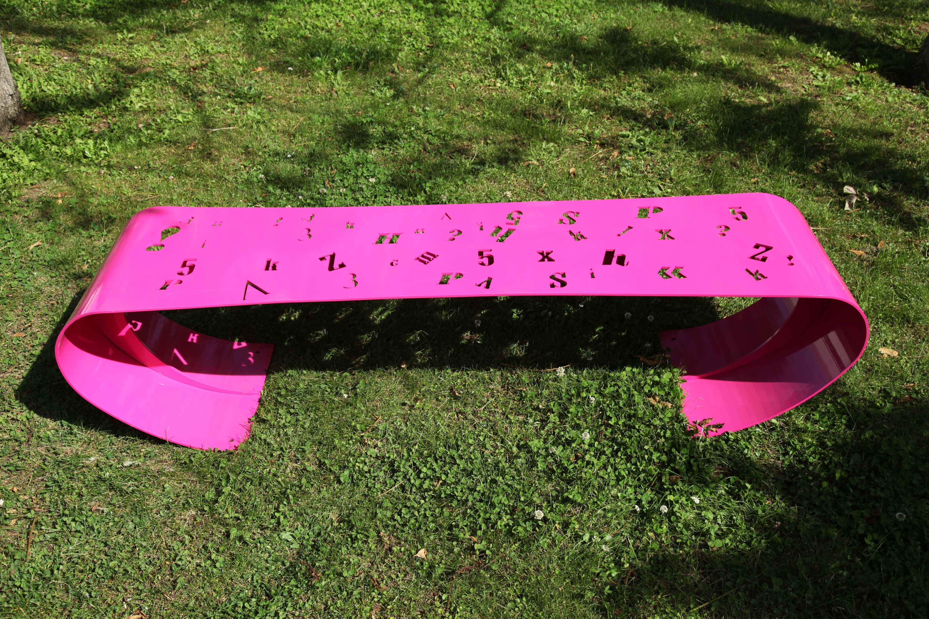 Стальная скамья без спинки CITYSì Alfa ARCH-00006637 - Вид №11