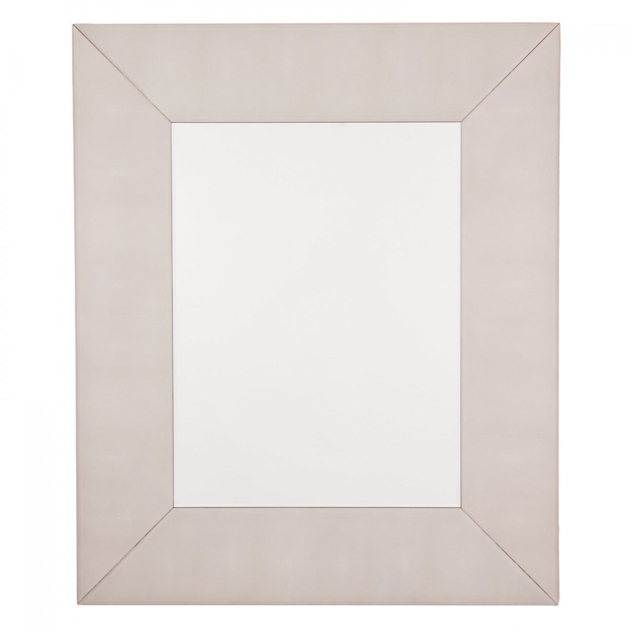 Зеркало прямоугольное настенное бежевое Iced Ivory Shargreen PUSHA ДИЗАЙНЕРСКИЕ 062532 Бежевый  - Вид №1