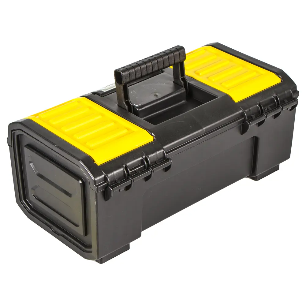 Ящик для инструмента Stanley 390х215х165 мм, пластик, цвет чёрный/жёлтый STLM-2133214 - Вид №1