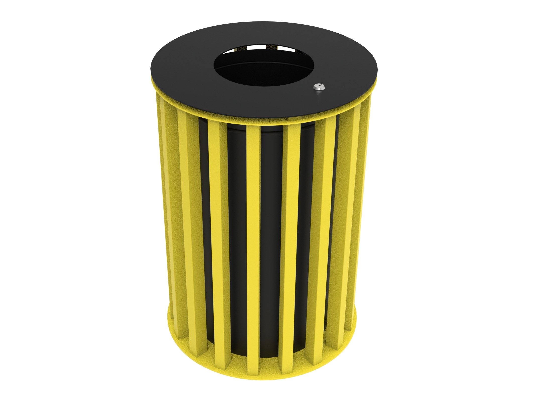 Оцинкованная стальная корзина для мусора с крышкой Lazzari Динамо ARCH-00087800 - Вид №52