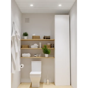 Набор реек 2.5x1 м цвет белый глянцевый, без раскладки