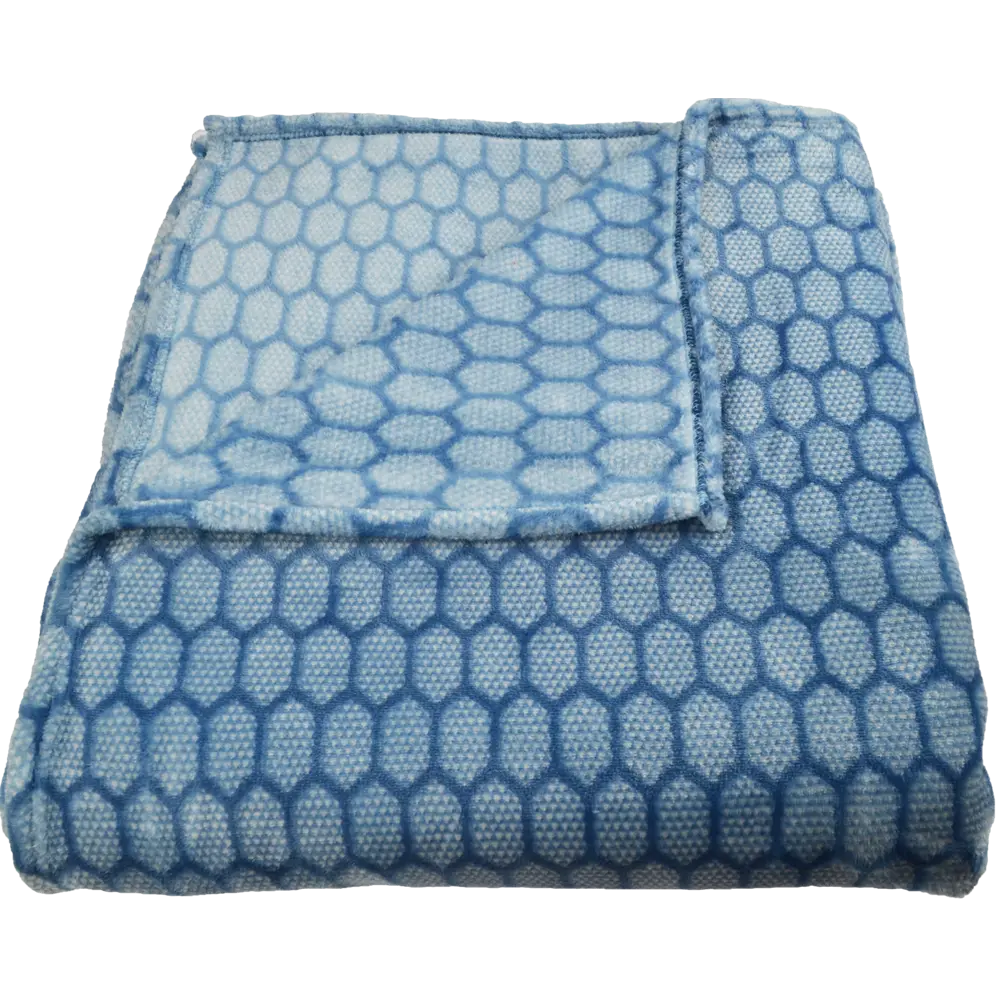 Плед «Марракеш» 180x200 см фланель цвет синий BELEZZA STLM-2208836 - Вид №2