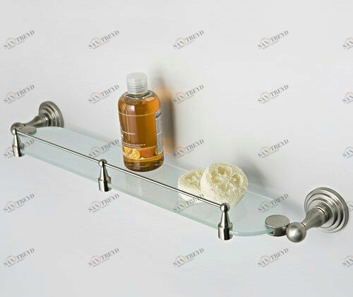 Ammer K-7044 (ранее К-7024) Полка стеклянная с бортиком Santreyd 