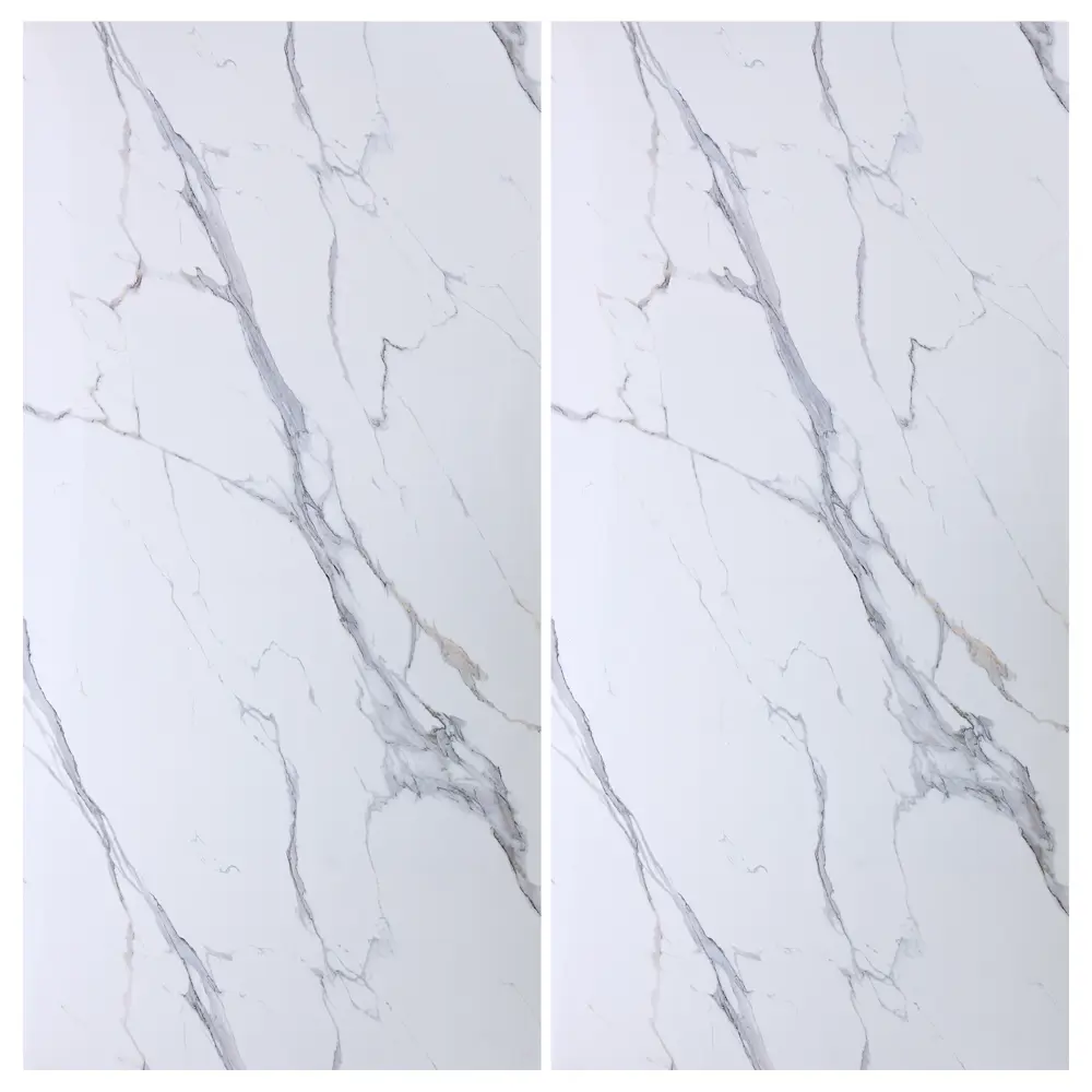 DEKOR PANEL Стеновая панель ПВХ Белый мрамор 2440×1220 мм 88537717 STLM-1014876 - Вид №3