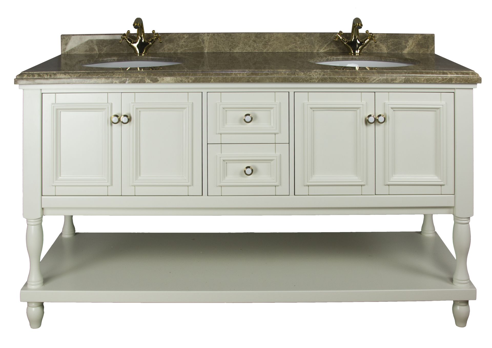 Тумба EDEN 160 арт. TS-8001-C Белая Tessoro TS8001CW - Вид №2