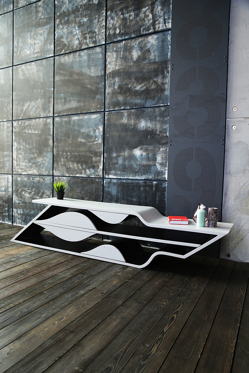 Консоль деревянная орех "Цезарь" от Odingeniy ODINGENIY  178316 Орех;коричневый  - Вид №4