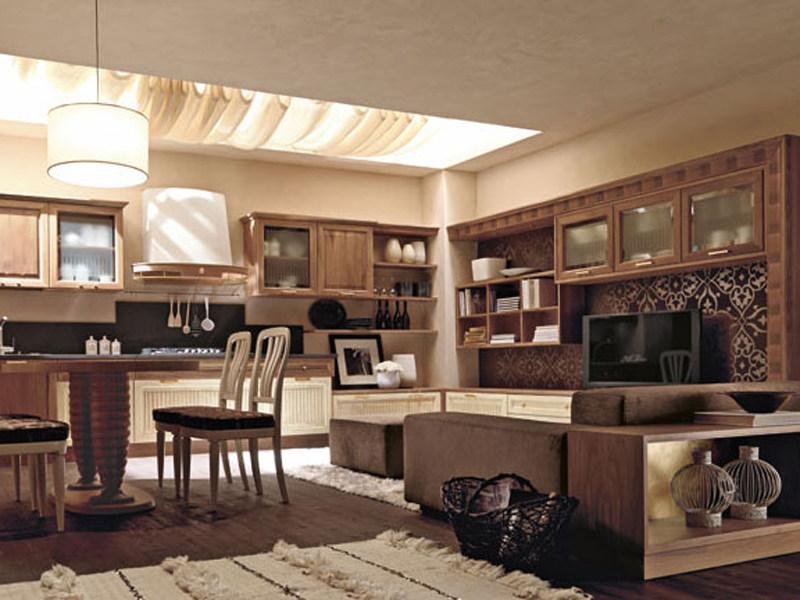 Martini Interiors Лакированная линейная кухня из орехового дерева на заказ Convivio contemporary sun-id-1494756 - Вид №1