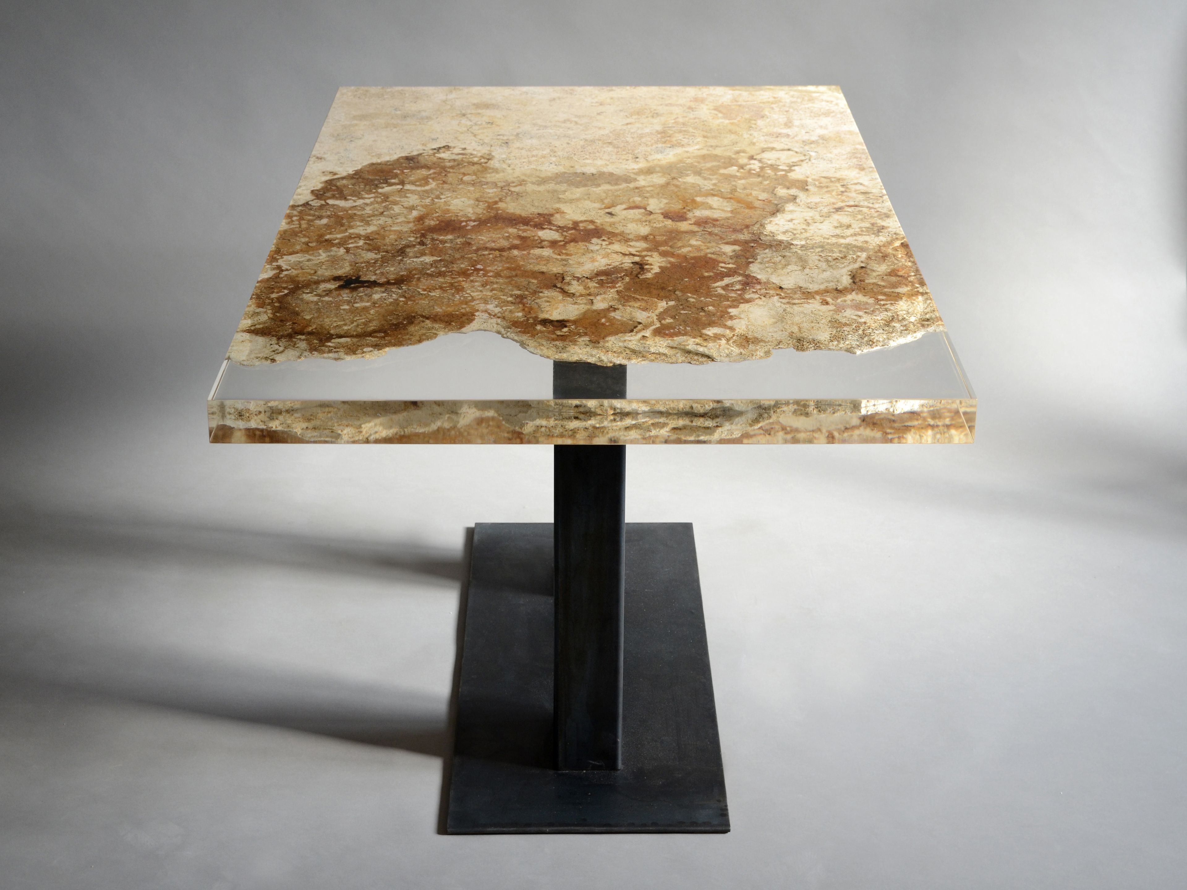 Прямоугольный обеденный стол из травертина от Rapolano alcarol Bedrock ARCH-00048666 - Вид №2