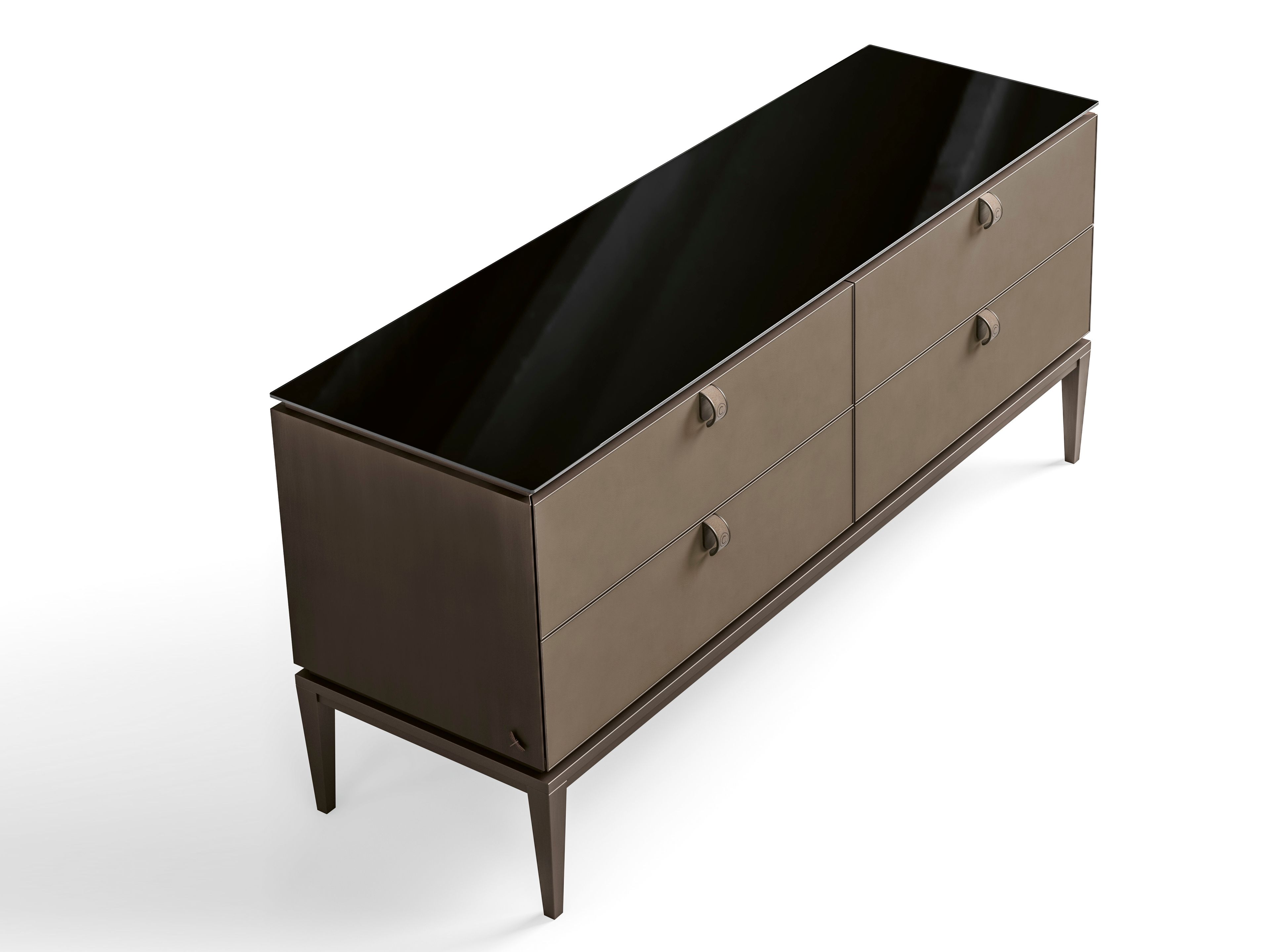 Металлический и стеклянный комод CPRN HOMOOD Starlight ARCH-00002872