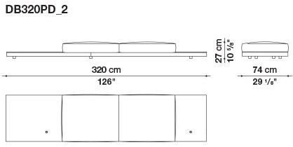 B&B Italia Кожаный диван Dock sun-id-1441060 - Вид №94