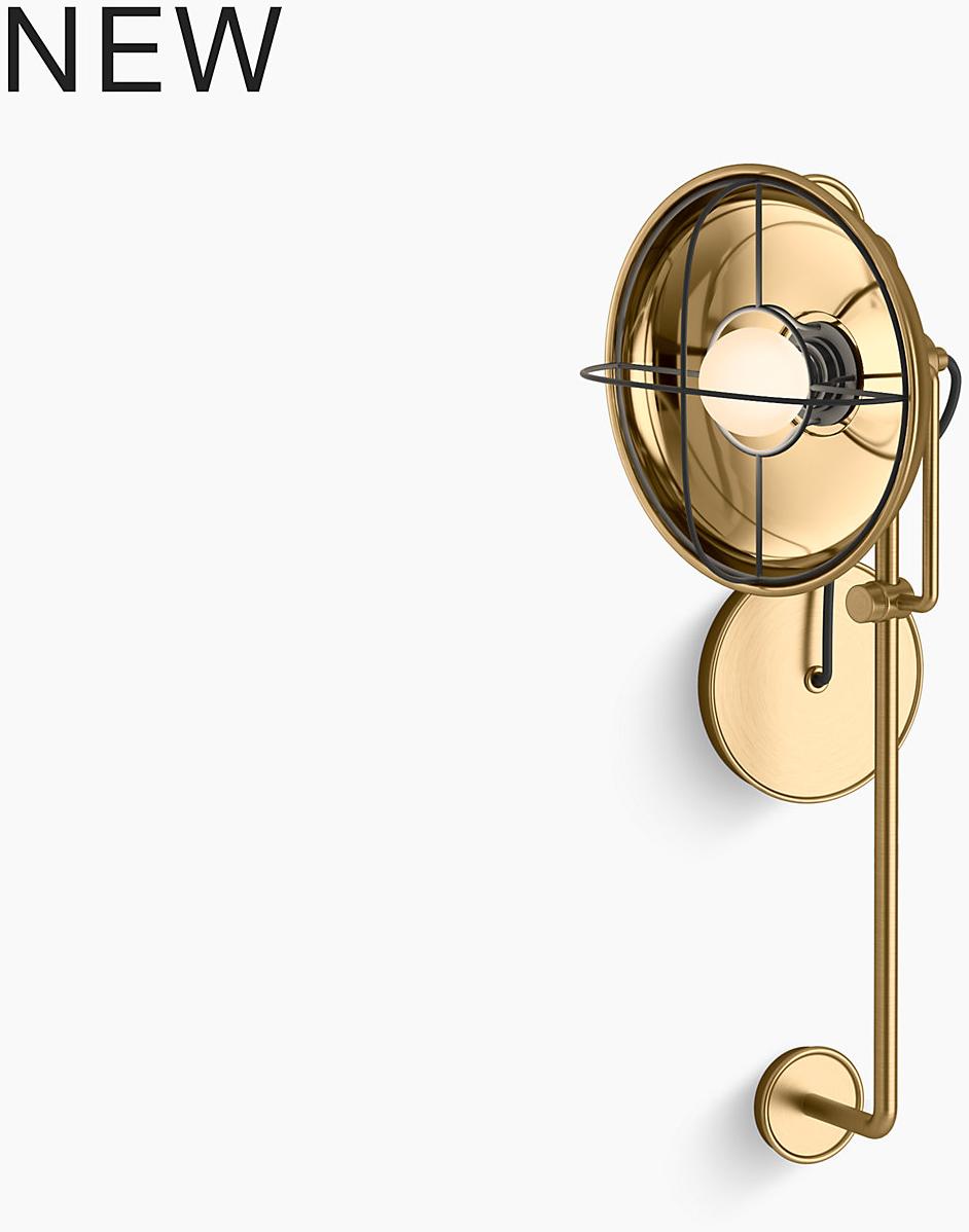 KOHLER Современная ферма бра раздвижной с одной лампой K-23667-SC01-BGL  - Вид №7