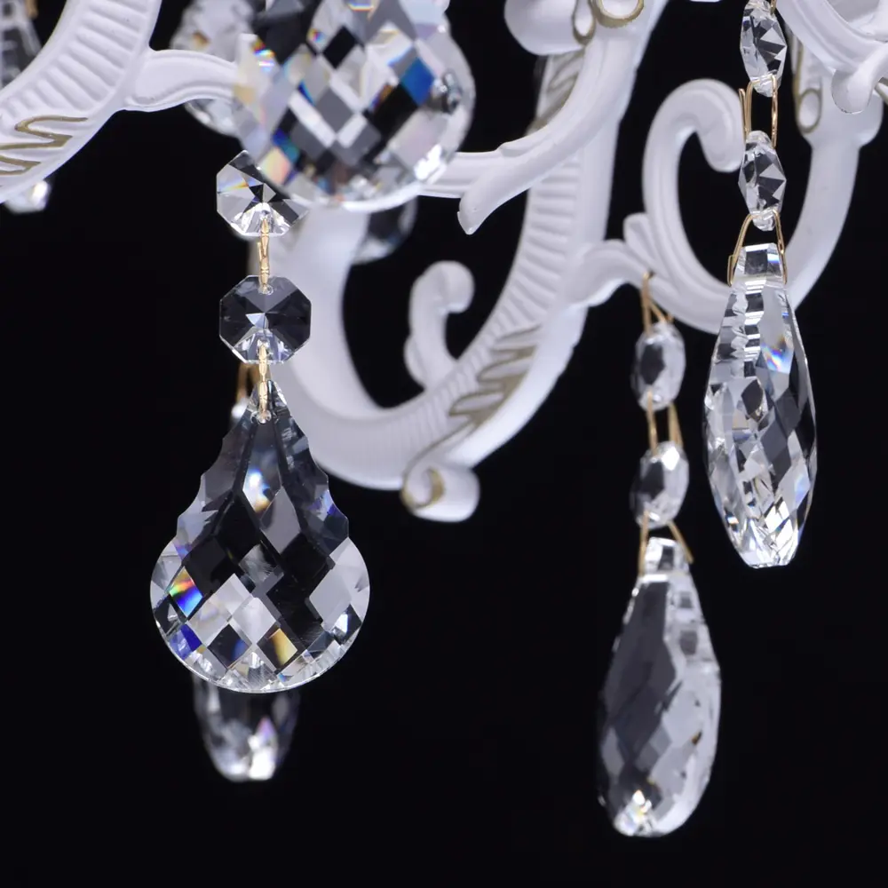 Люстра Свеча 6xE14x60 Вт, металл, цвет белый Maytoni STLM-2170380 - Вид №14