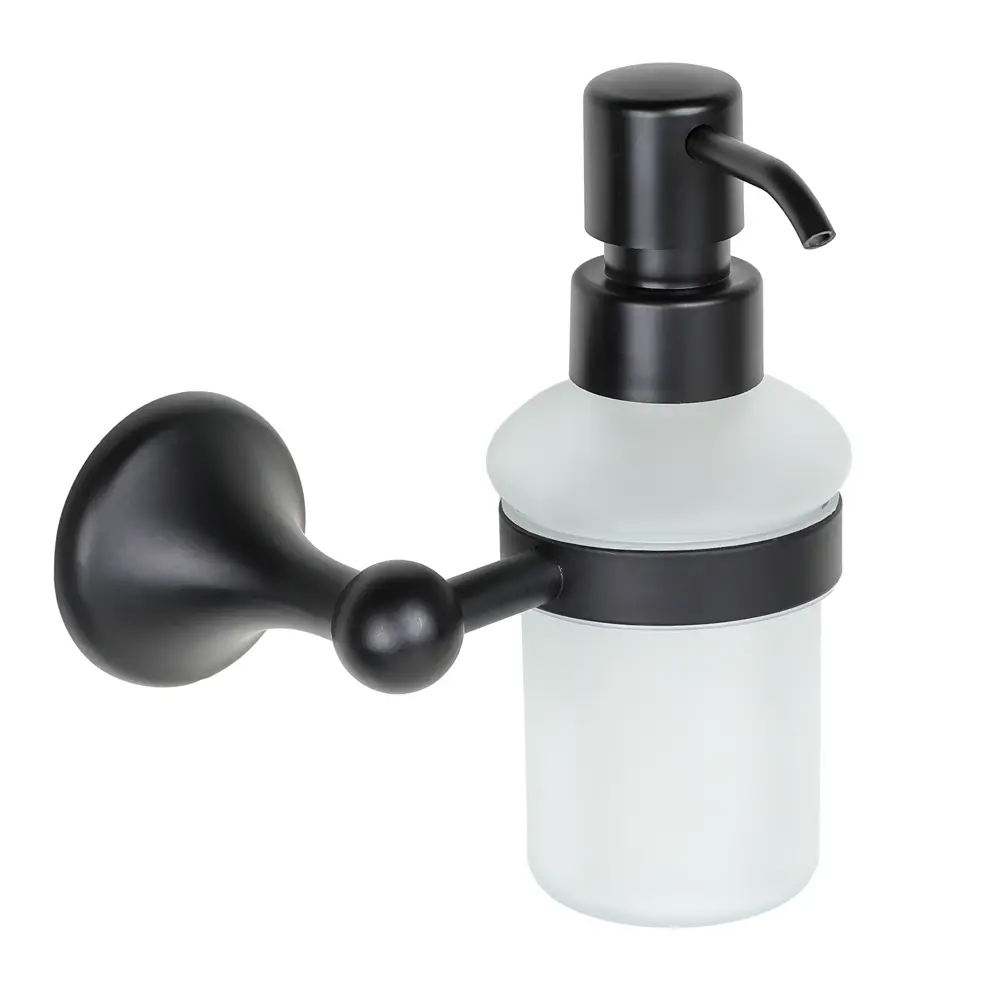 Диспенсер для жидкого мыла Eltoni подвесной цвет черный Santreyd STLM-2007437