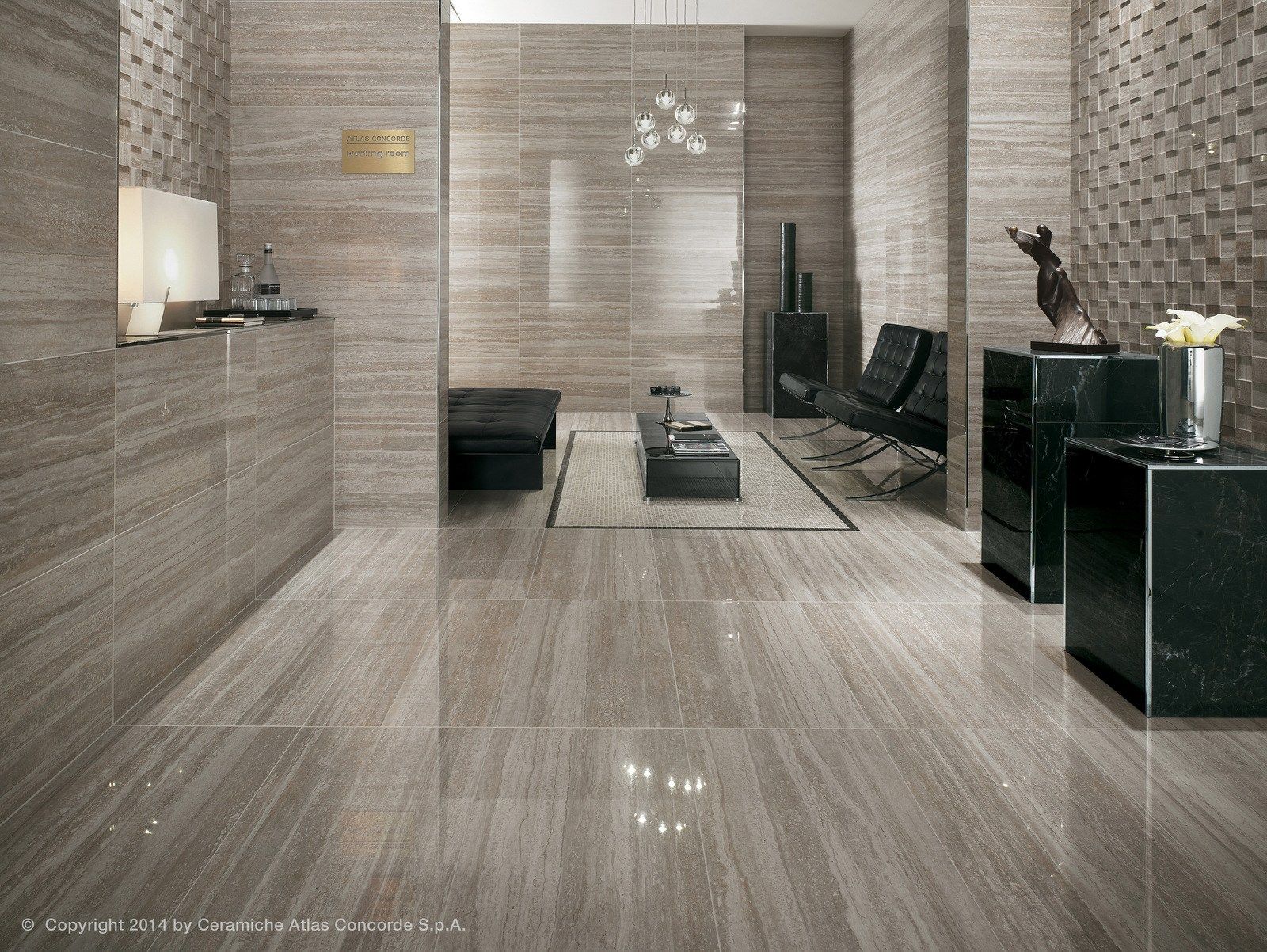 Пол из керамогранита с мраморным эффектом Atlas Concorde Marvel Pro ARCH-00098884 - Вид №14