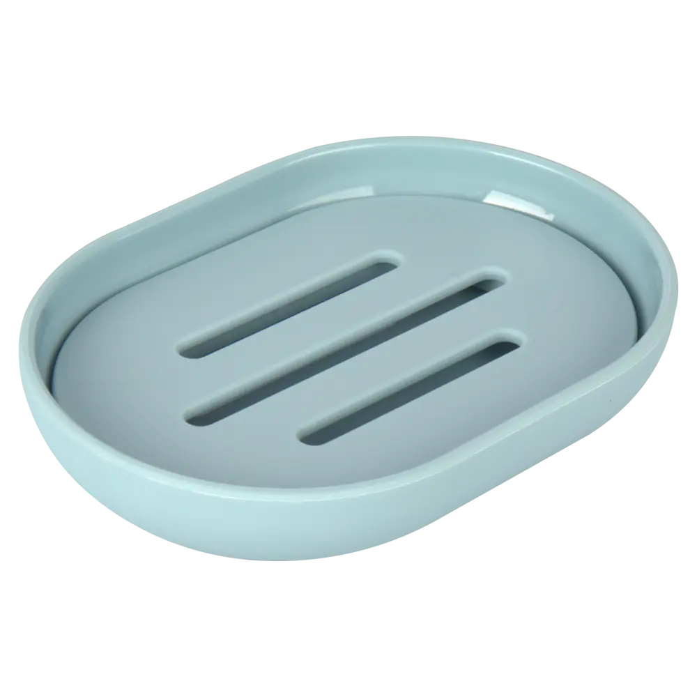 Мыльница SWENSA Swanny Aqua бирюзовая для ванной 89364707 STLM-1466694