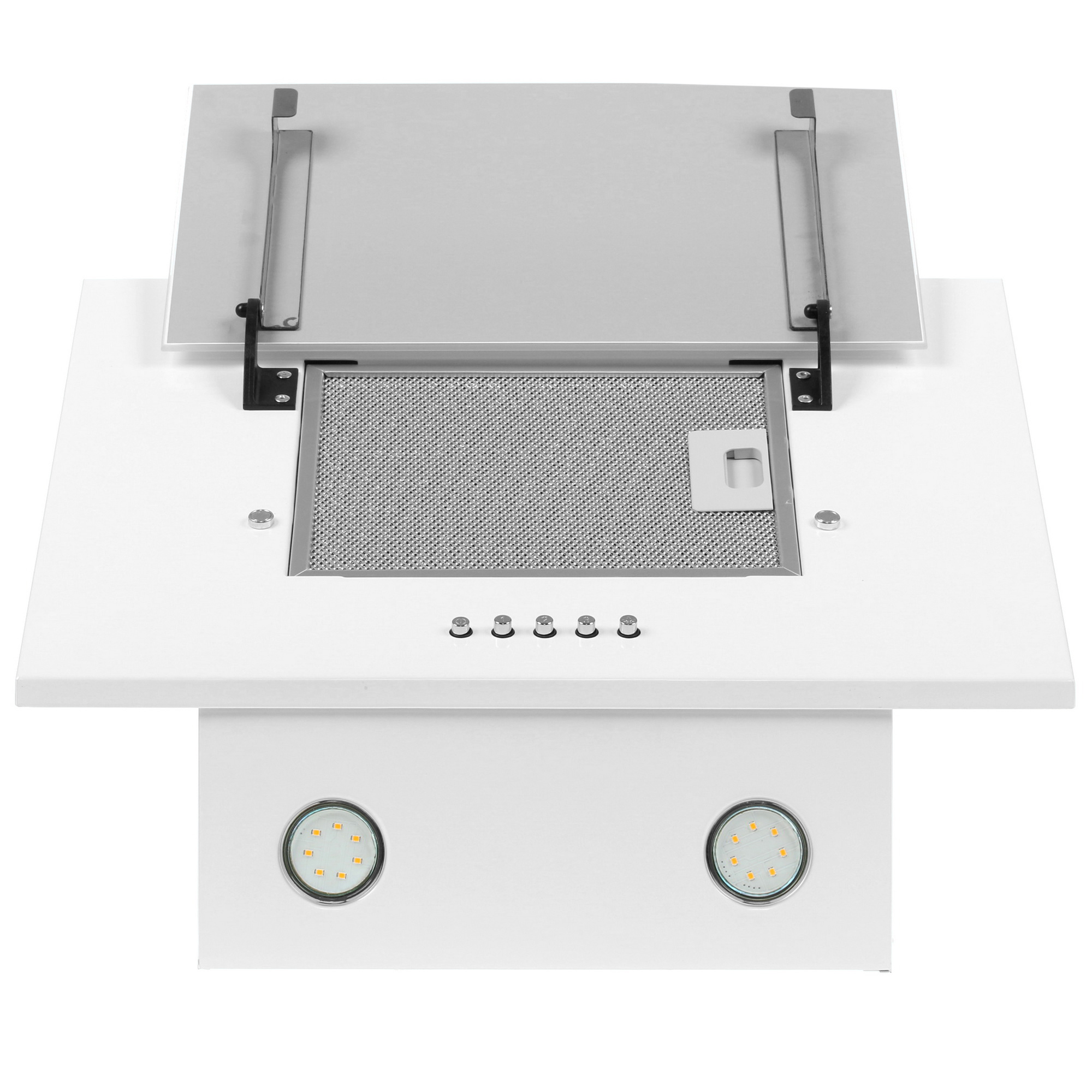 8130127 Вытяжка наклонная MBS GALTONIA 150 GLASS белый/белый STDN-0106347 - Вид №7