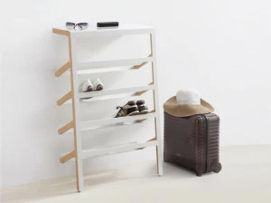 MOX Обувной шкаф из стали и дерева