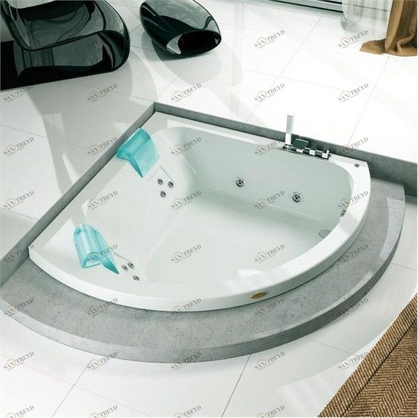 Ванна с гидромассажем "HYDRO FRIENDLY" Aquasoul Corner 155 встроенная 9443-703 Jacuzzi 9443703