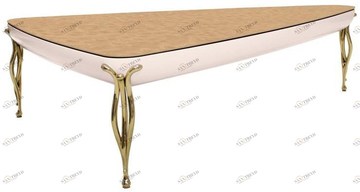 Jetclass Треугольный лакированный журнальный столик  Jss204 