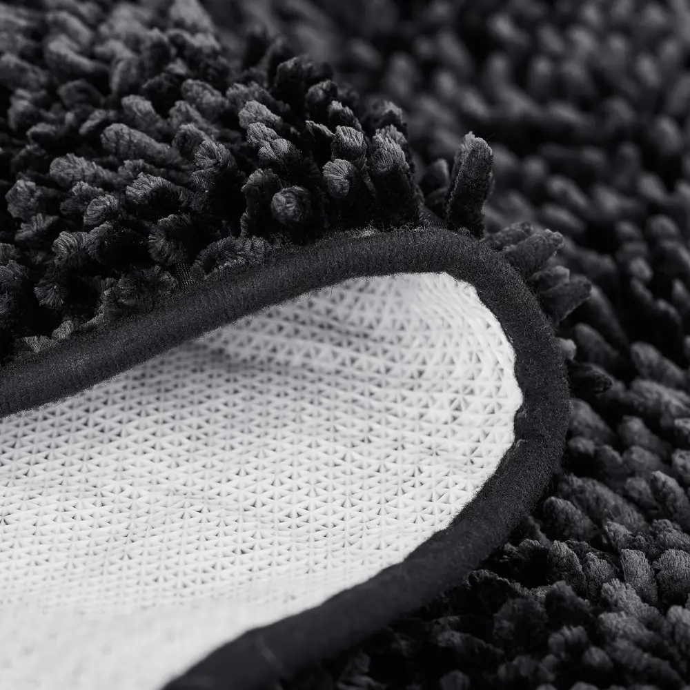 Коврик для ванной комнаты Moroshka Expressia 50x80 см цвет черный STLM-2138489 - Вид №2