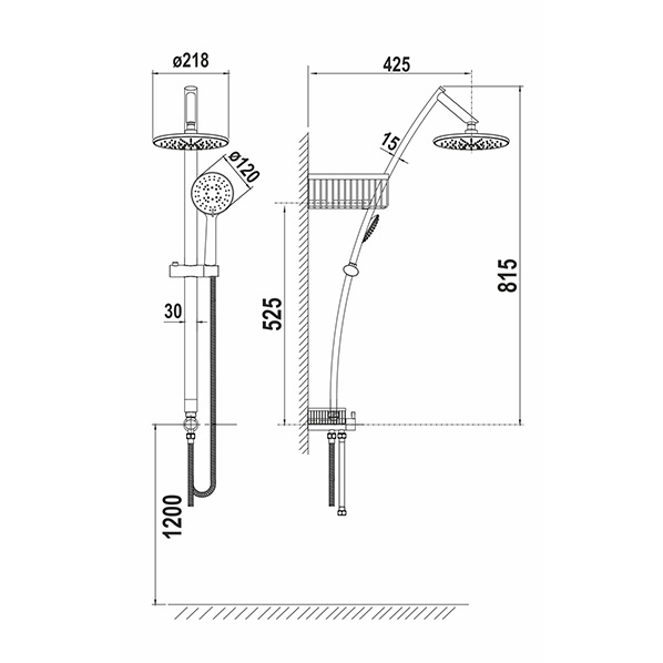 AGD 25.2181 C  Душевая колонна  ARGO kran agd252181c - Вид №1