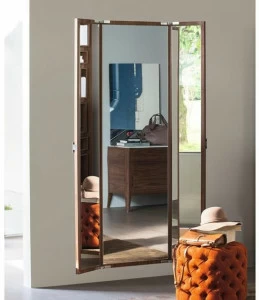 Porada Зеркало настенное прямоугольное в ореховой раме Iron