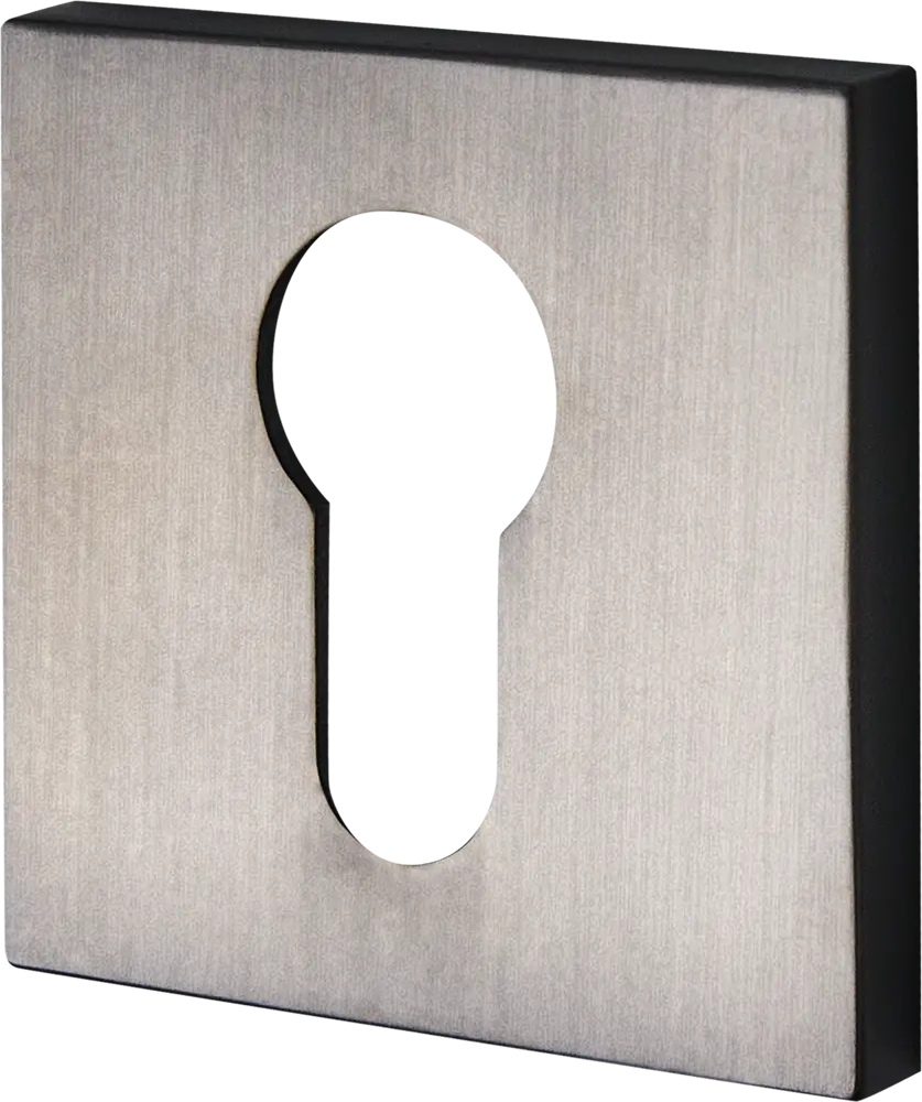 PUERTO Slim ET AL 03 MBN - Накладка на цилиндр матово-черная 50x50 мм 86523033