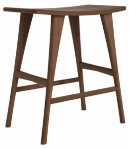 Ethnicraft Табурет из орехового дерева Walnut osso 43032