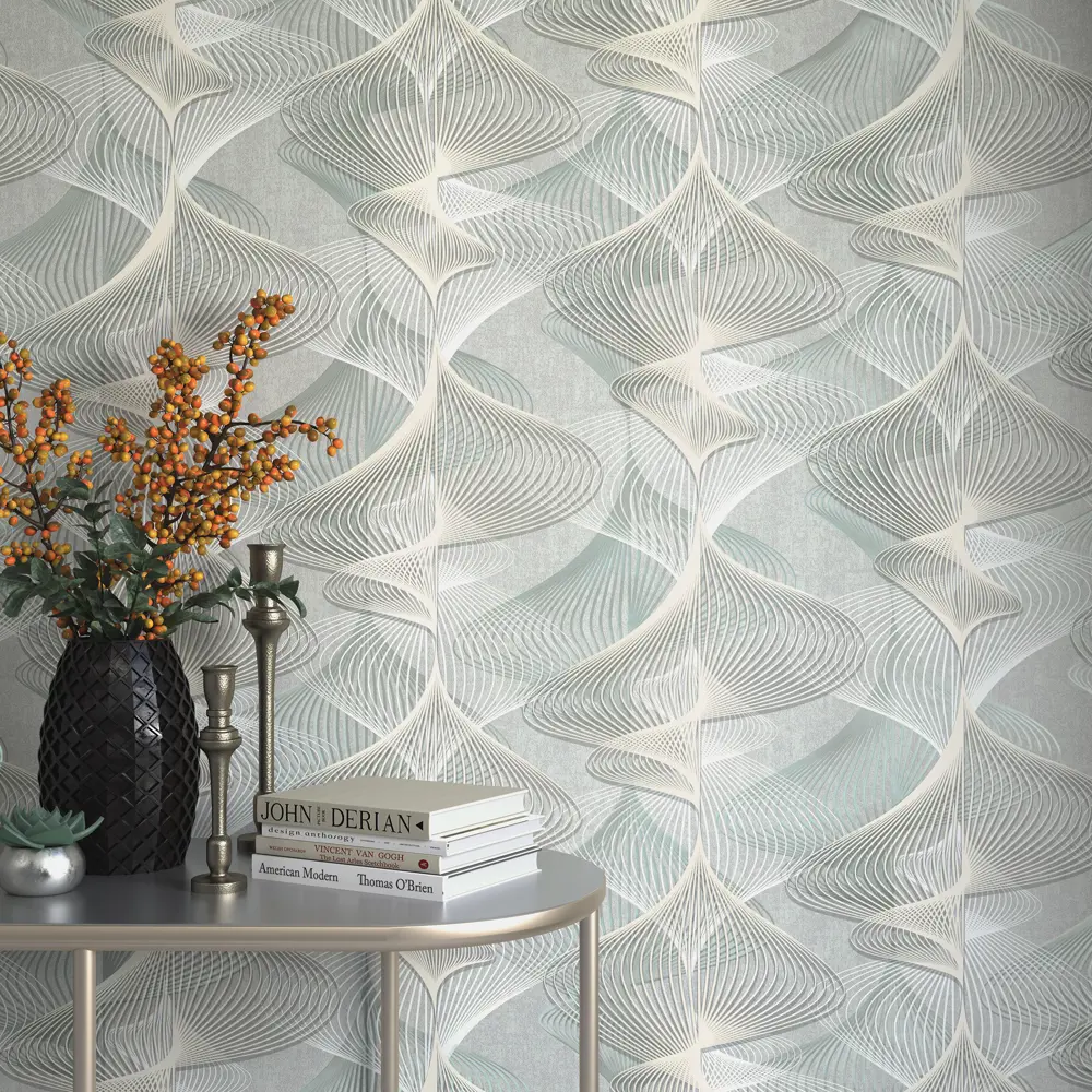 Обои флизелиновые Wall Up Tesla оливковые 1.06 м 646382 STLM-2086559 - Вид №2