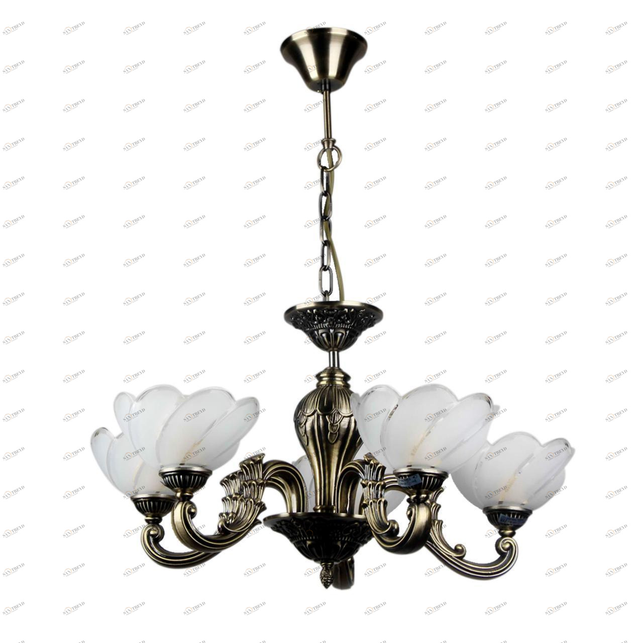 Подвесная люстра Vitaluce V2028/5 VITALUCE ДИЗАЙНЕРСКИЕ 220352 Бронза 