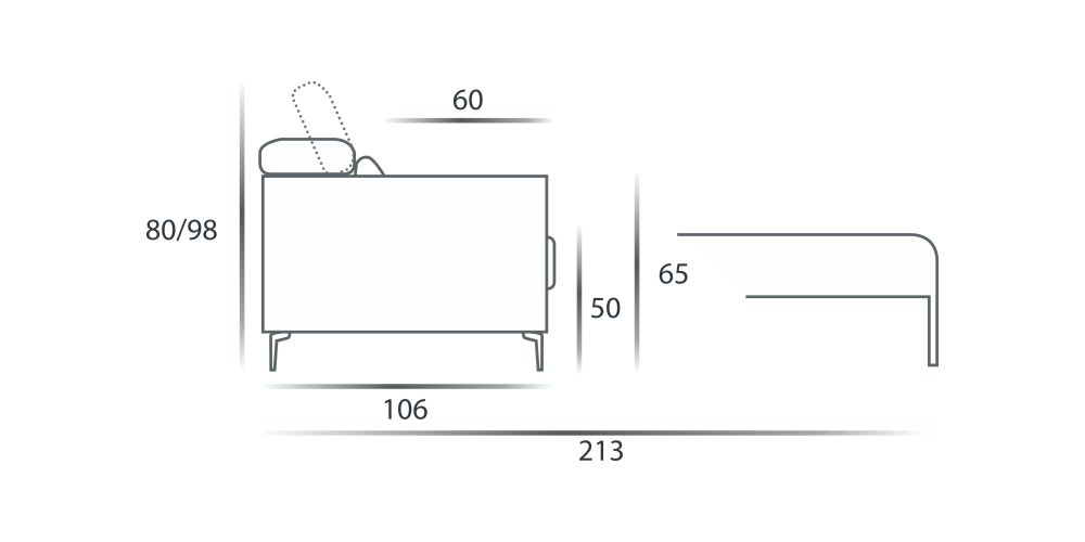 Диваны Poltrona Spaziorelaxitalia  Brando Letto Brando Letto Poltrona - Вид №4