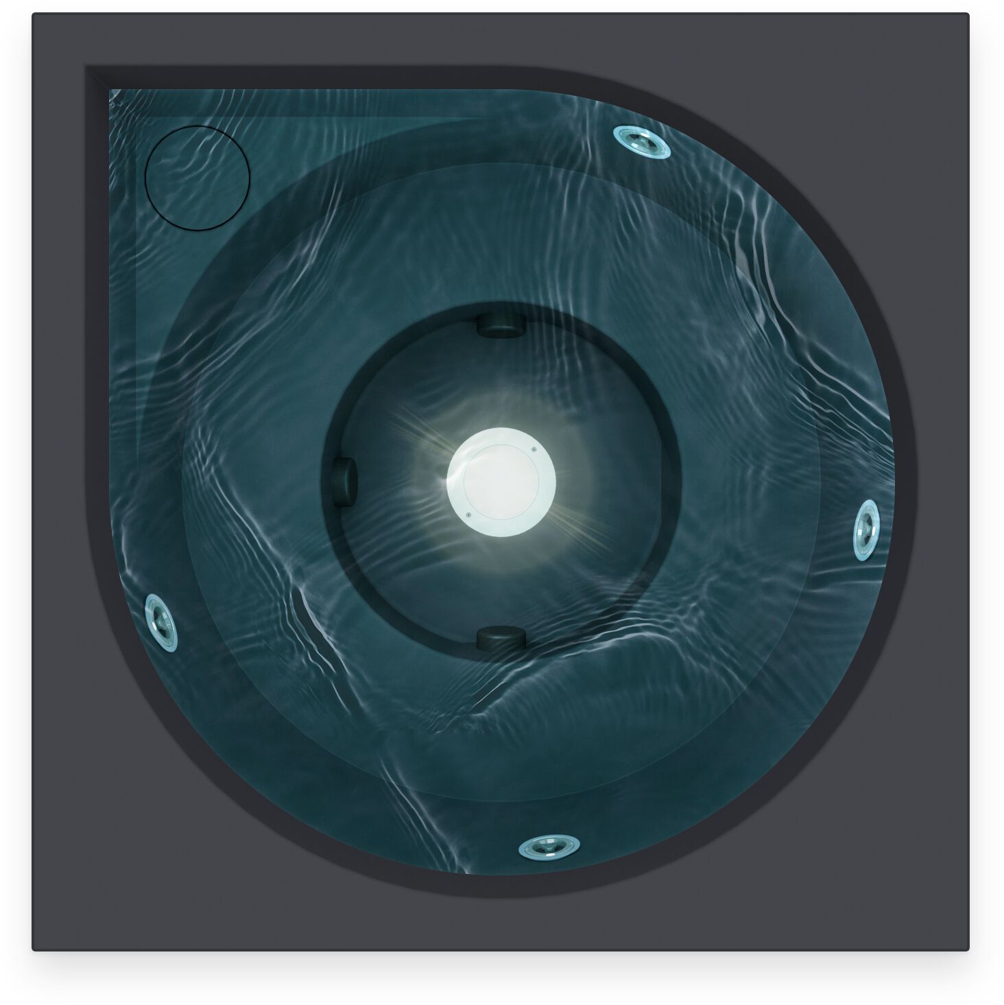 Открытый джакузи акриловые мини-бассейн Drop DROP S ARCH-00012558 - Вид №2