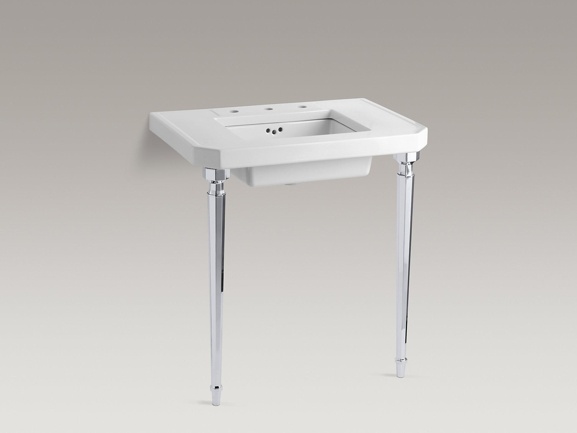 KOHLER Kathryn Восьмиугольные конические ножки стола из латуни K-6839-AF  - Вид №5