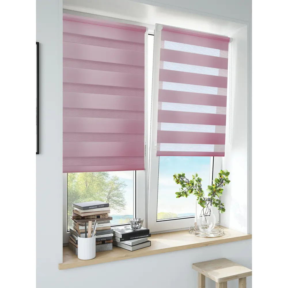 INSPIRE Peter - Рулонная штора день-ночь сиреневого цвета 50×160 см 85225657 STLM-0060091 - Вид №9