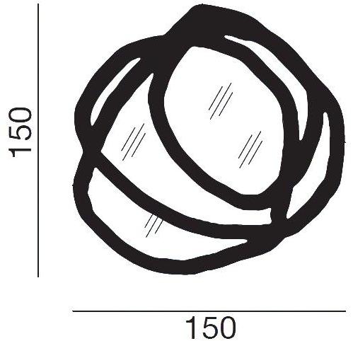 Gervasoni Круглое настенное зеркало Sweet sun-id-1403308 - Вид №4