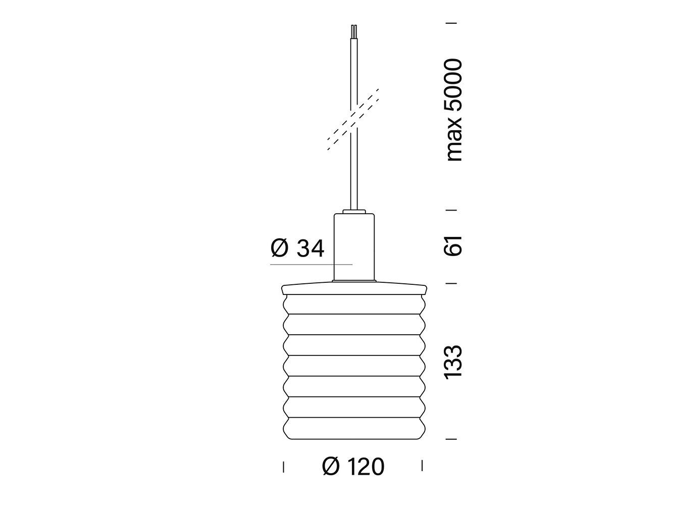 Алюминий и стекло LED открытый подвесной светильник Platek Rippling ARCH-00057492 - Вид №3