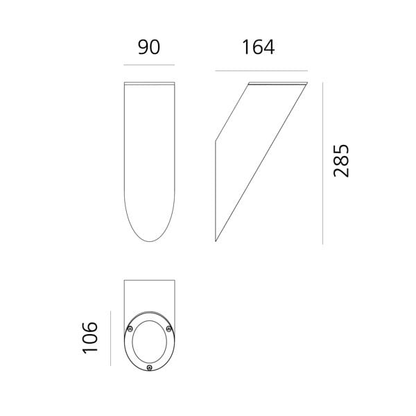 Металлический светодиодный настенный светильник Artemide Ilio ARCH-00127366 - Вид №4