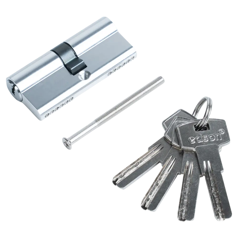 EDSON Цилиндр EDS-CYL 35x35 мм с перфорированными ключами 89404654 STLM-1565907 - Вид №2