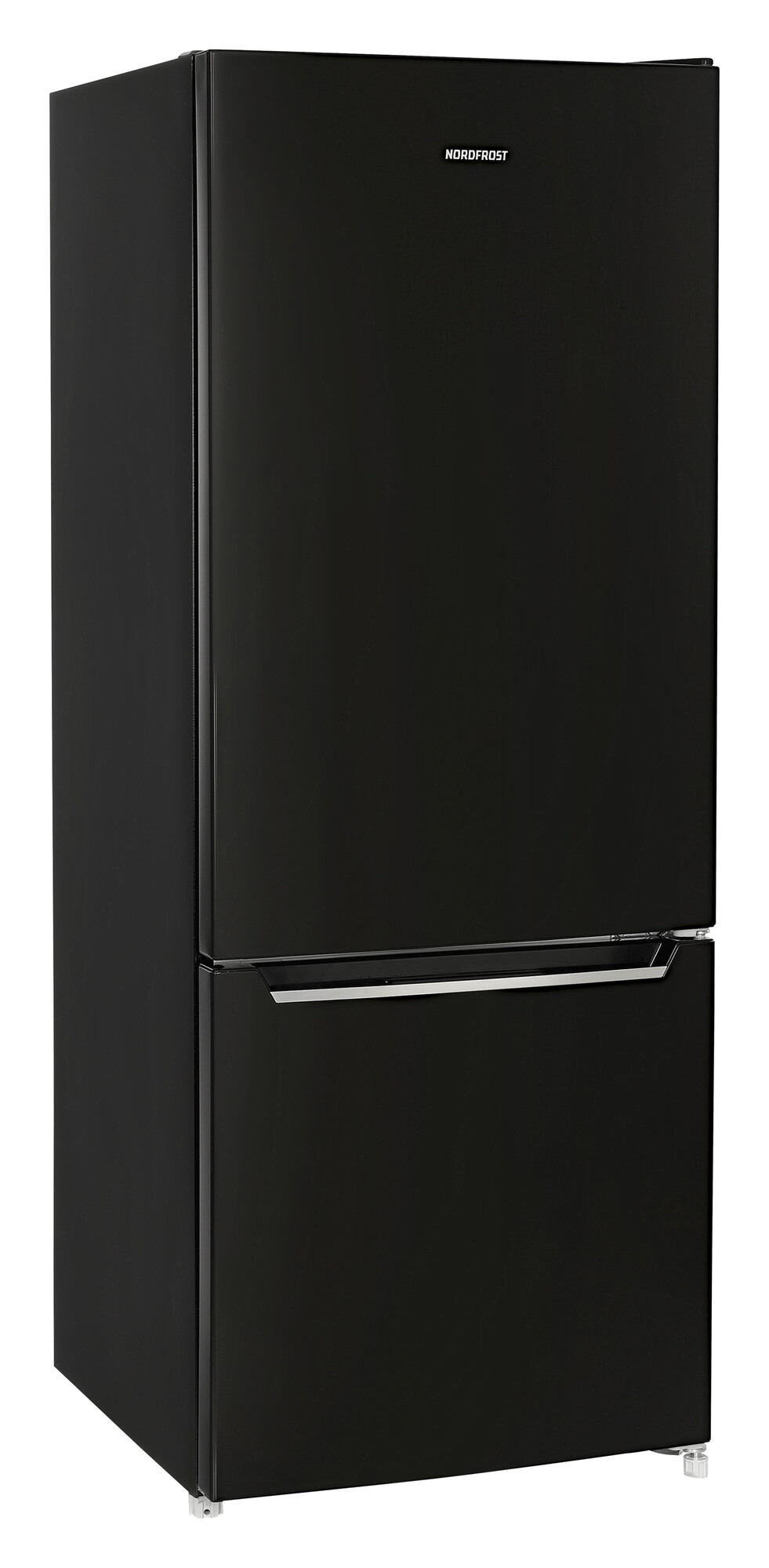 9069192 Холодильник с морозильником   Nordfrost RFC 210 LFXd черный STDN-0112928