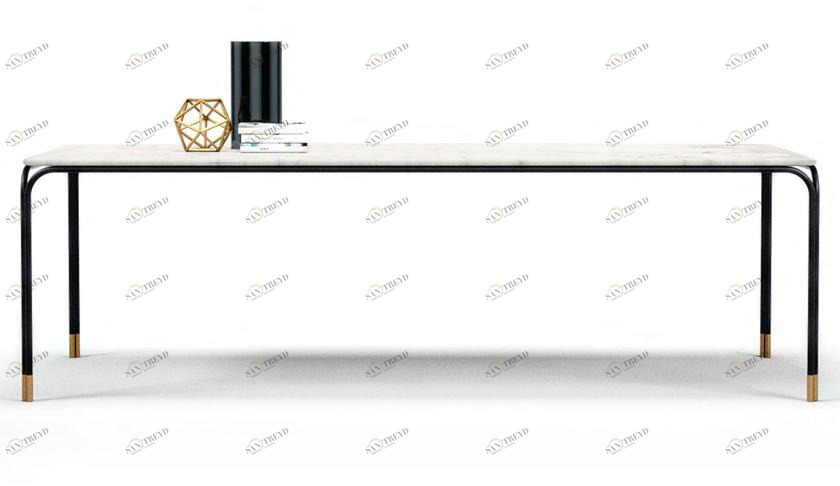 Aston Martin Прямоугольный обеденный стол из каррарского мрамора sun-id-1386082