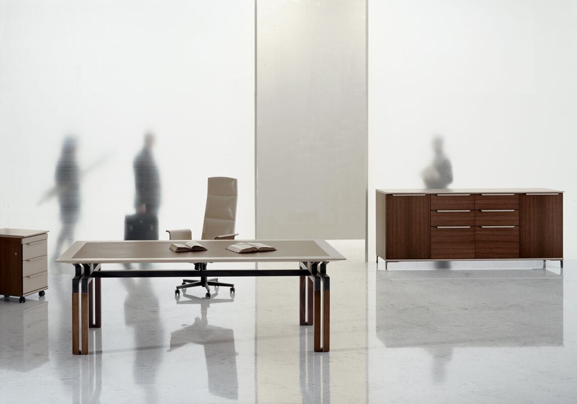 Кожаный офисный комод с колесами i 4 Mariani ARCH-00047884 - Вид №1