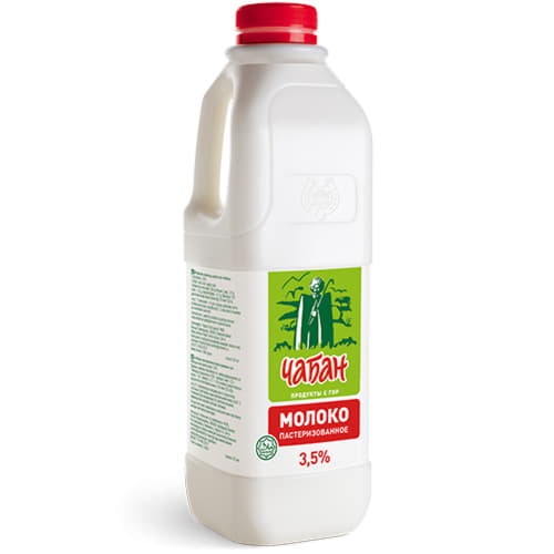 Молоко пастеризованное Чабан 3,5% 1000 г БЗМЖ Santreyd 20759
