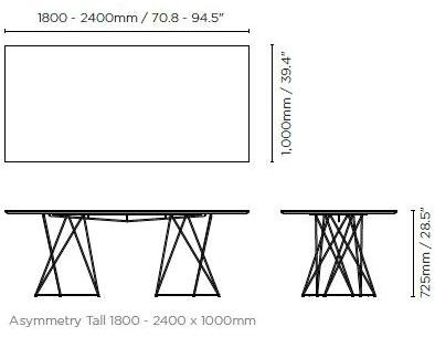 Ross Gardam Прямоугольный стол Asymmetry sun-id-1501490 - Вид №11